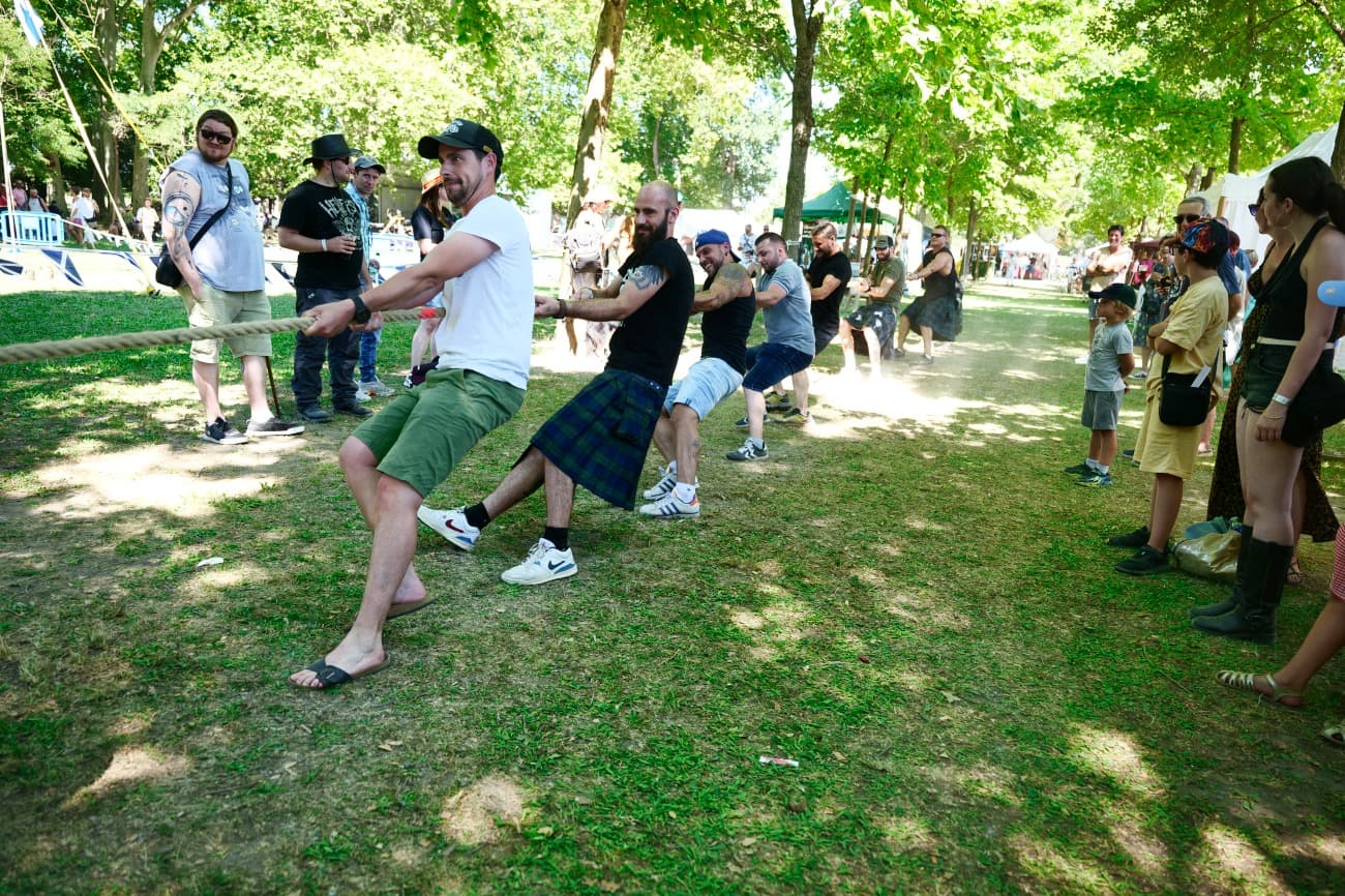 Public aux Highland Games de Luzarches